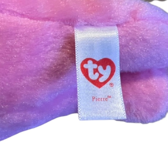 Ty Inc - Beanie Boos - Pierre the Pink Seal - 6" - Picture 2 of 2